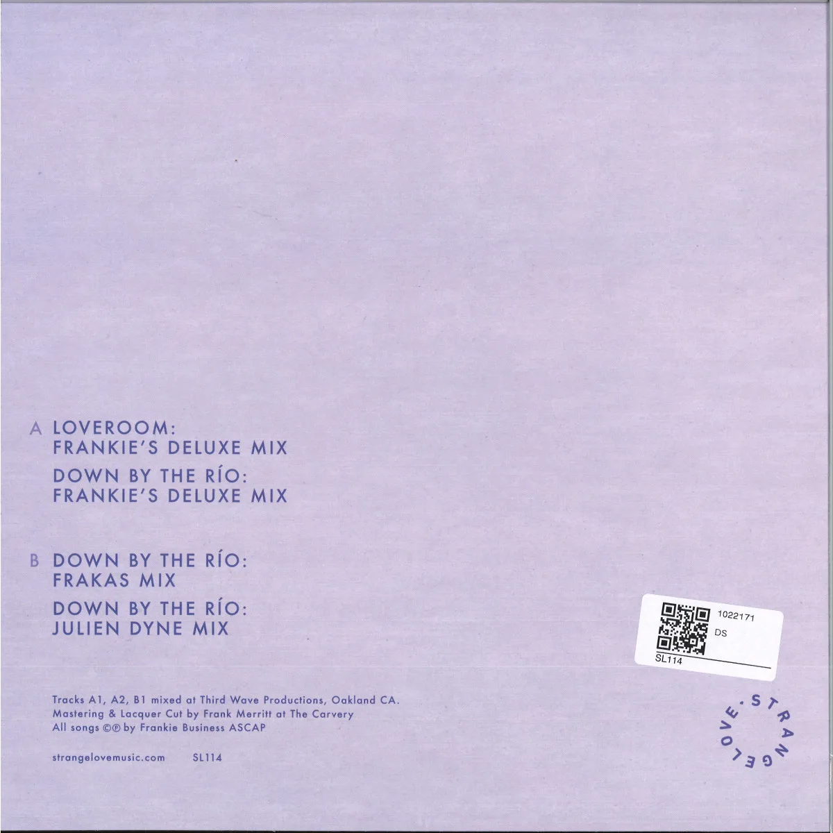 Back cover — Frank Harris&Maria Marquez — Loveroom