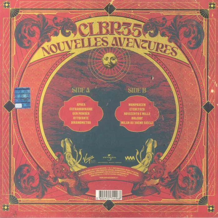 Back cover — CALIBRO 35 — Nouvelles Aventures