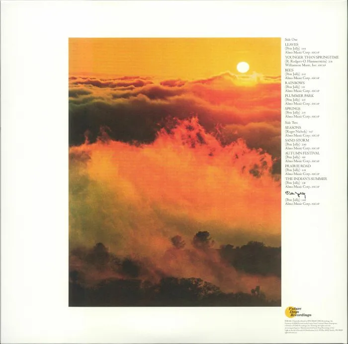 Обратная сторона обложки — Pete JOLLY — Seasons (reissue)