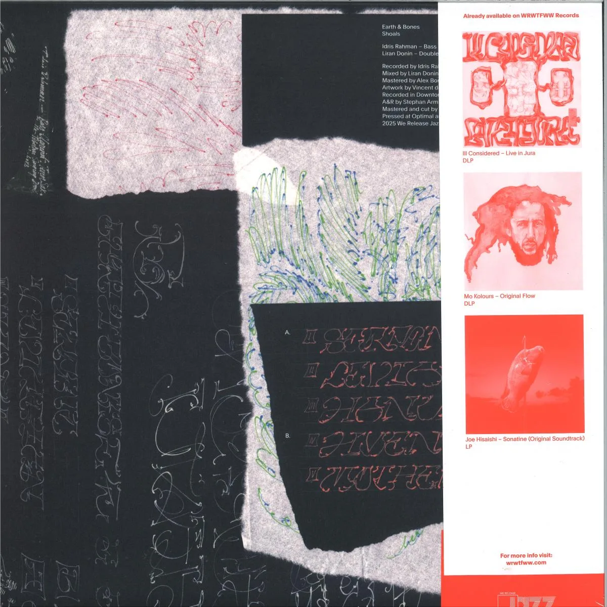 Back cover — Earth and Bones — Shoals LP