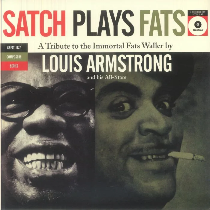 Лицевая сторона обложки — Louis ARMSTRONG — Satch Plays Fats (reissue)