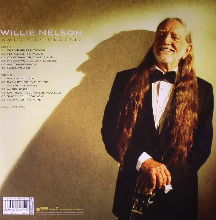 Обратная сторона обложки — Willie NELSON — American Classic