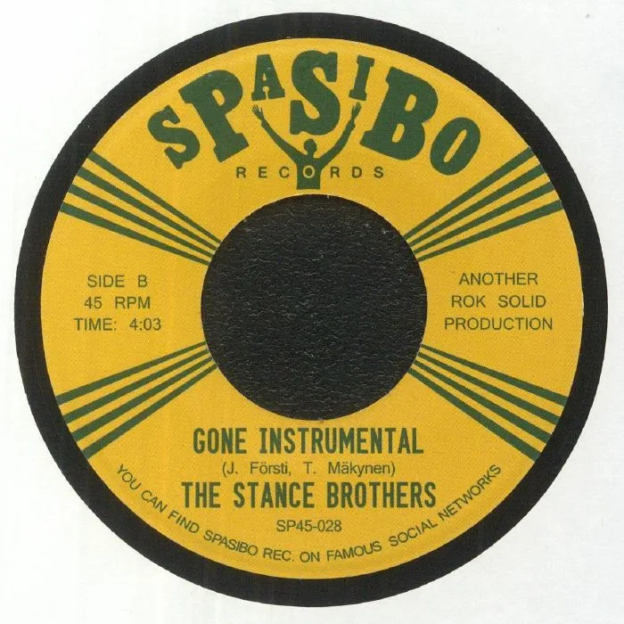 Back cover — The STANCE BROTHERS — Changes (instrumental)