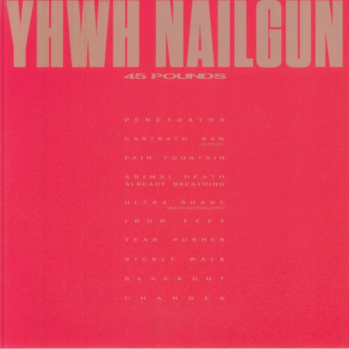 Обратная сторона обложки — YHWH NAILGUN — 45 Pounds
