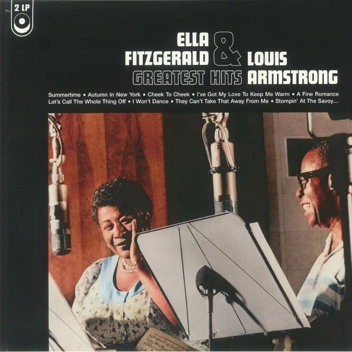 Лицевая сторона обложки — Ella FITZGERALD / LOUIS ARMSTRONG — Greatest Hits