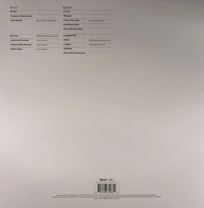 Back cover — Ian BROWN — The Greatest (Collectors Edition)