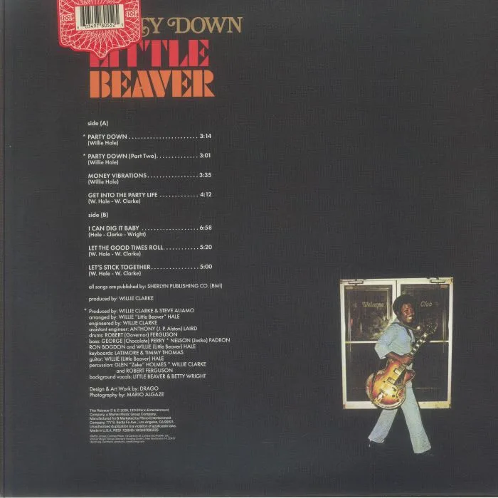 Back cover — LITTLE BEAVER — Party Down