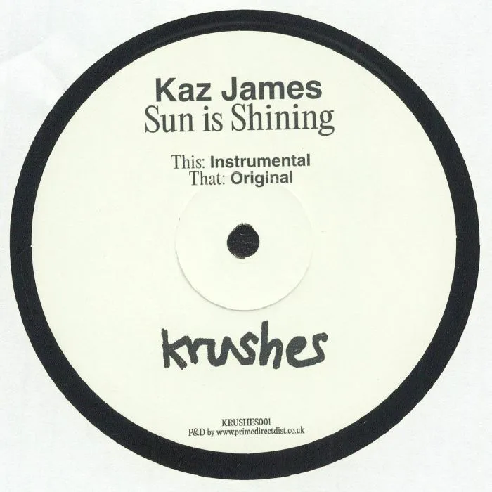 Back cover — Kaz JAMES — Sun Is Shining