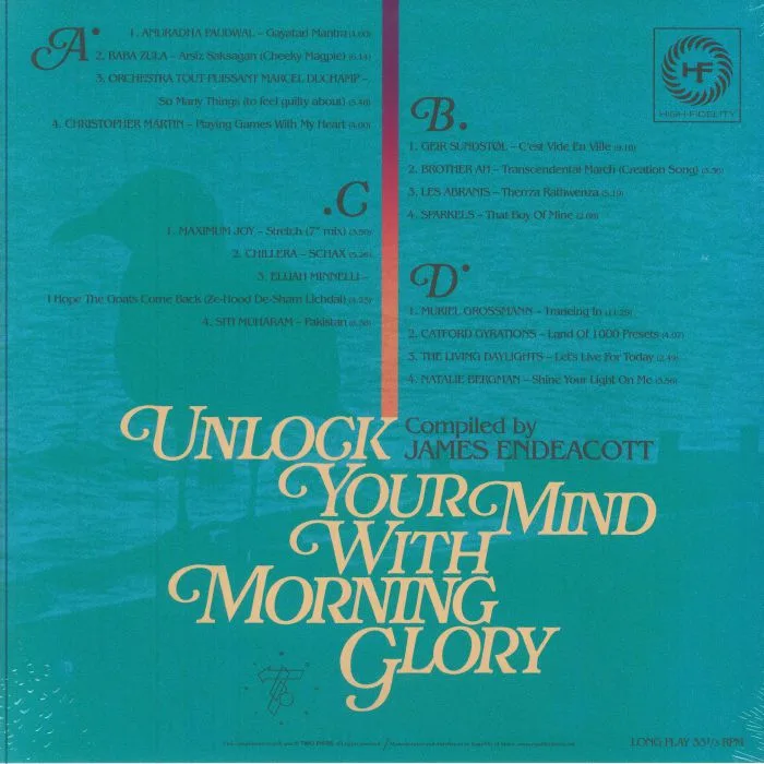 Back cover — James ENDEACOTT / VARIOUS — Unlock Your Mind With Morning Glory