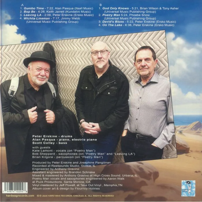 Обратная сторона обложки — Peter ERSKINE / ALAN PASQUA & SCOTT COLLEY — Peregrine