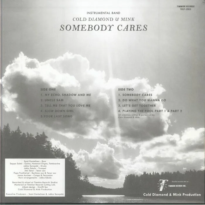 Обратная сторона обложки — COLD DIAMOND & MINK — Somebody Cares