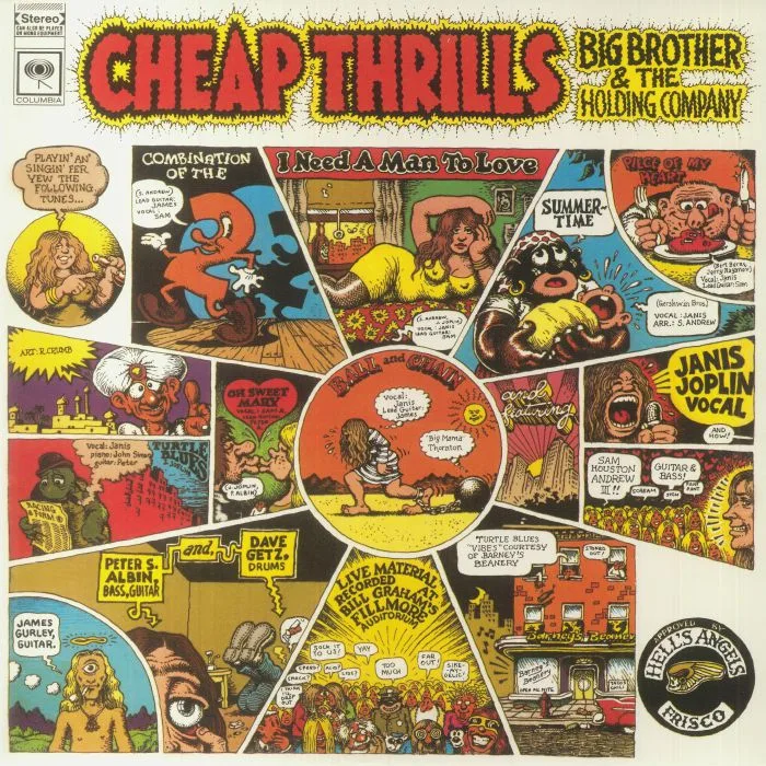 Front cover — BIG BROTHER & THE HOLDING COMPANY — Cheap Thrills (reissue)