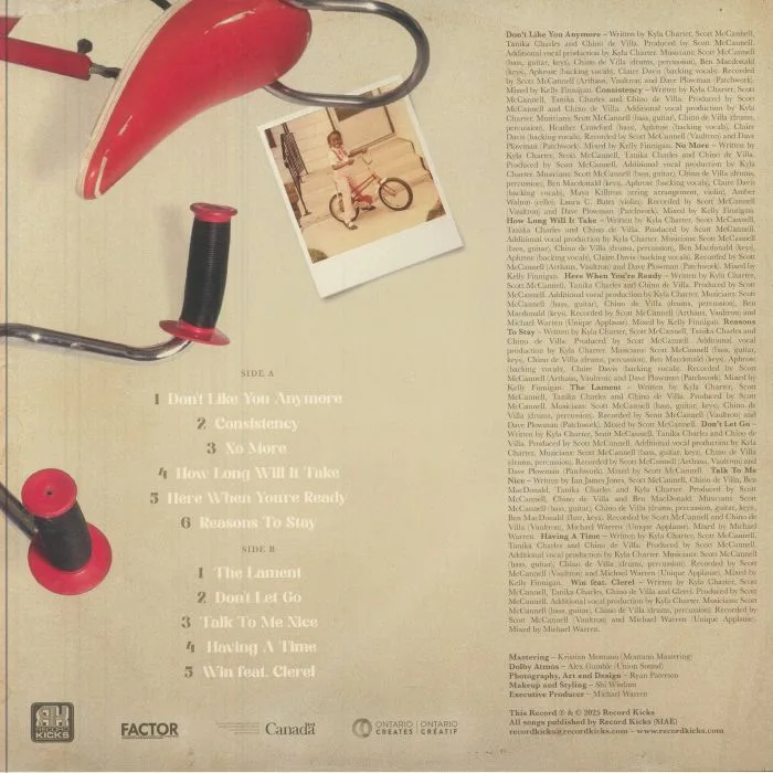 Back cover — Tanika CHARLES — Reasons To Stay