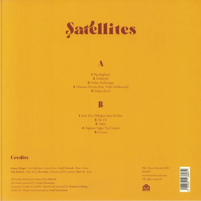 Обратная сторона обложки — SATELLITES — Satellites (reissue)