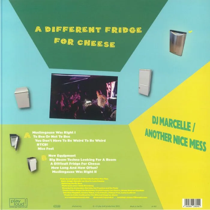 Обратная сторона обложки — DJ MARCELLE / ANOTHER NICE MESS — A Different Fridge For Cheese