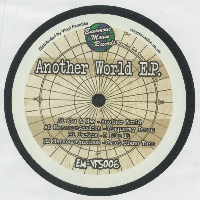 Лицевая сторона обложки — STU & NEE / NERVOUS & ANXIOUS / DARKUS — Another World EP