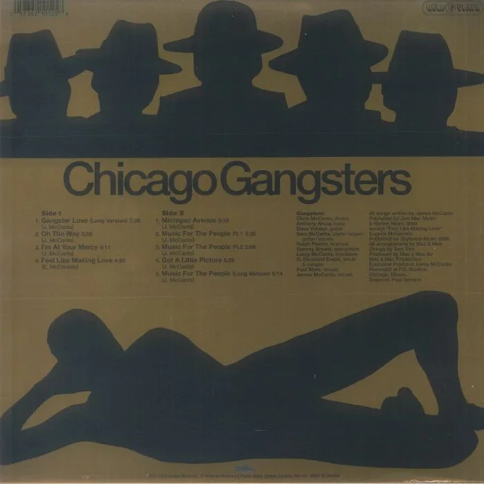 Обратная сторона обложки — CHICAGO GANGSTERS — Gangster Love