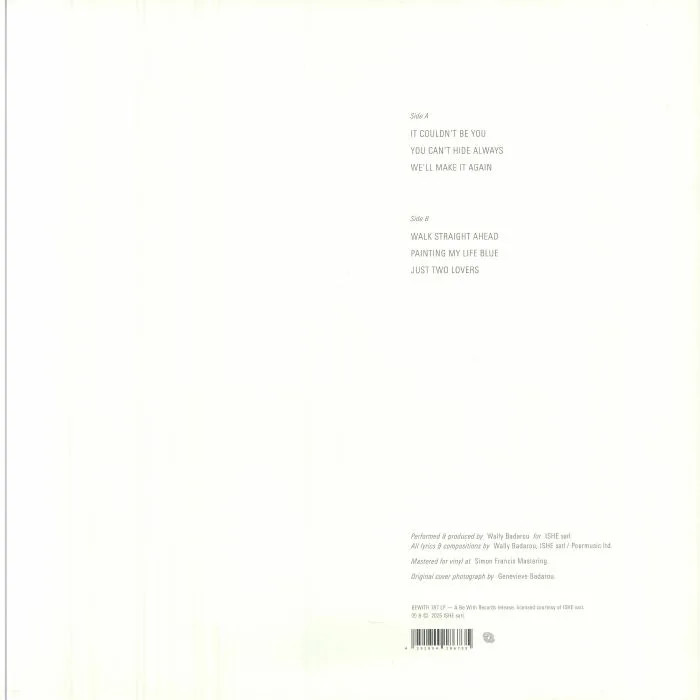 Back cover — Wally BADAROU — Simple Things