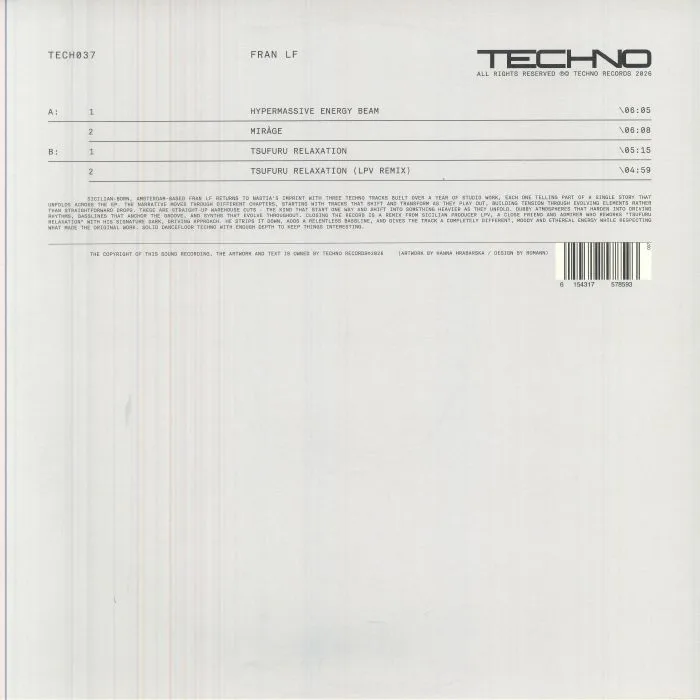 Back cover — FRAN LF — TECH 037