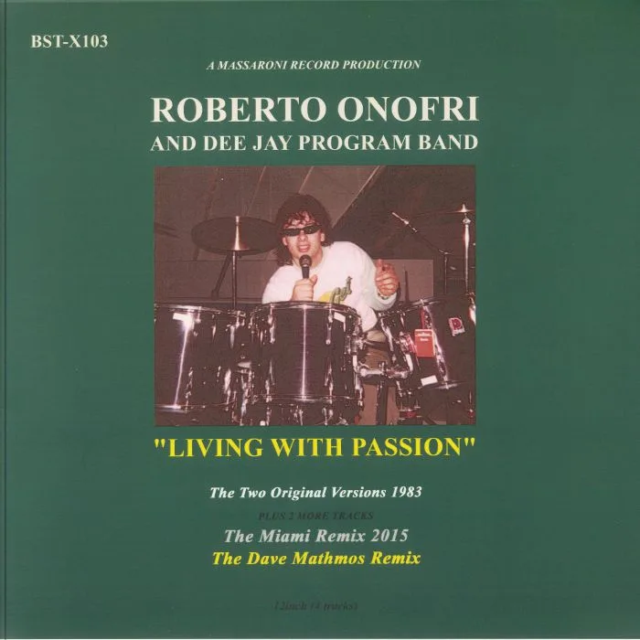 Front cover — Roberto ONOFRI & DJ PROGRAM BAND — Living With Passion