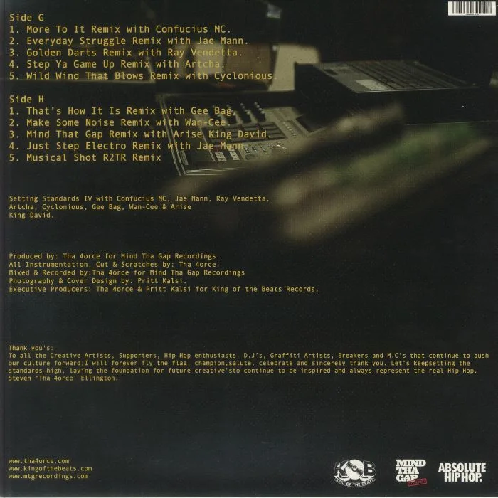 Back cover — THA 4ORCE — Setting Standards IV