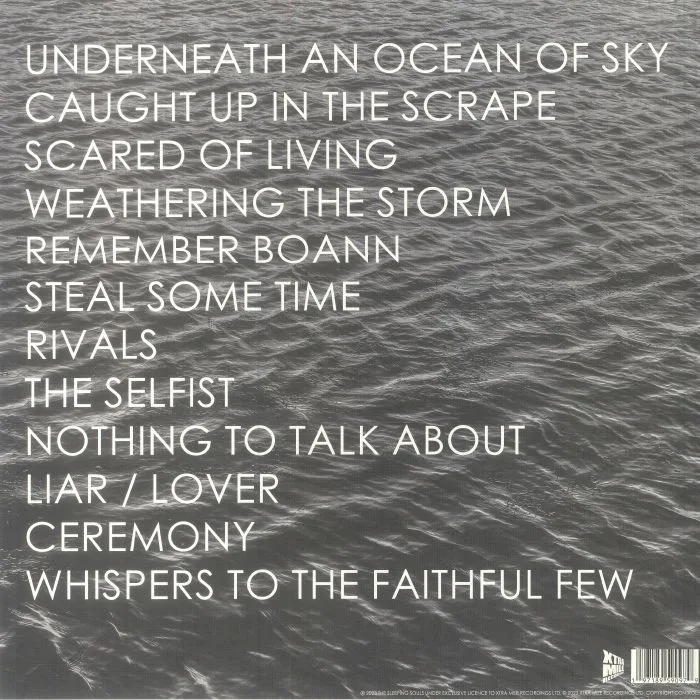 Back cover — The SLEEPING SOULS — Just Before The World Starts Burning