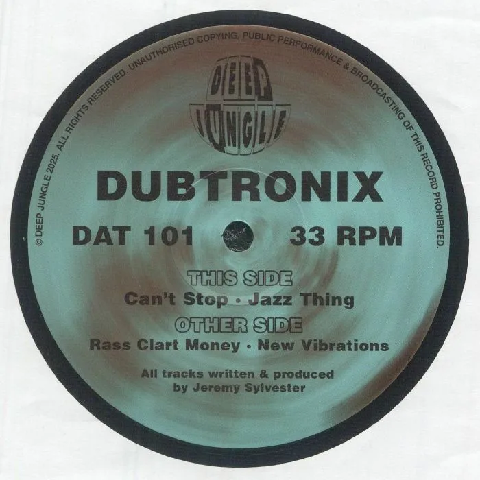 Back cover — DUBTRONIX — Rass Clart Money EP