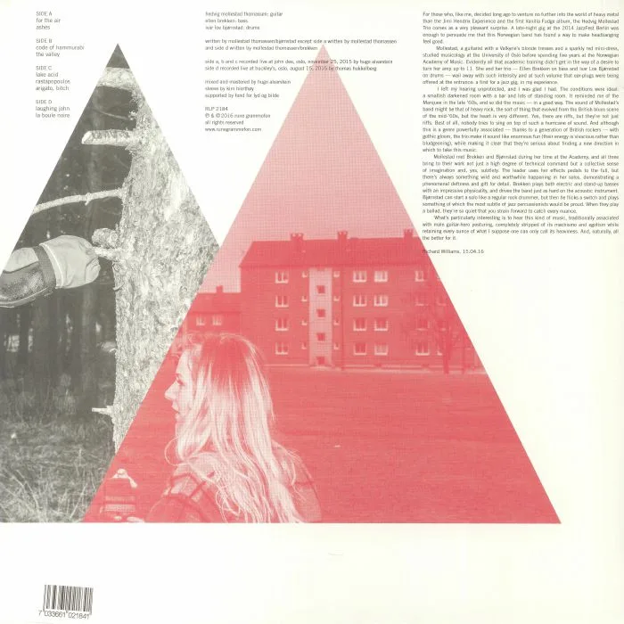 Обратная сторона обложки — HEDVIG MOLLESTAD TRIO — Evil In Oslo (reissue)