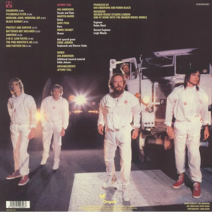 Back cover — JETHRO TULL — A: Steven Wilson Stereo Remix