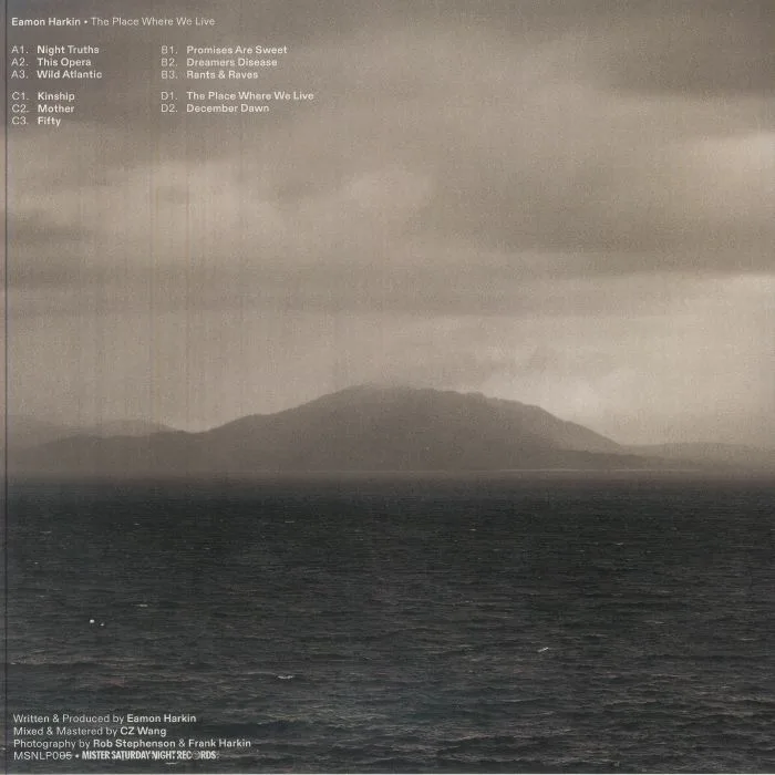 Back cover — Eamon HARKIN — The Place Where We Live