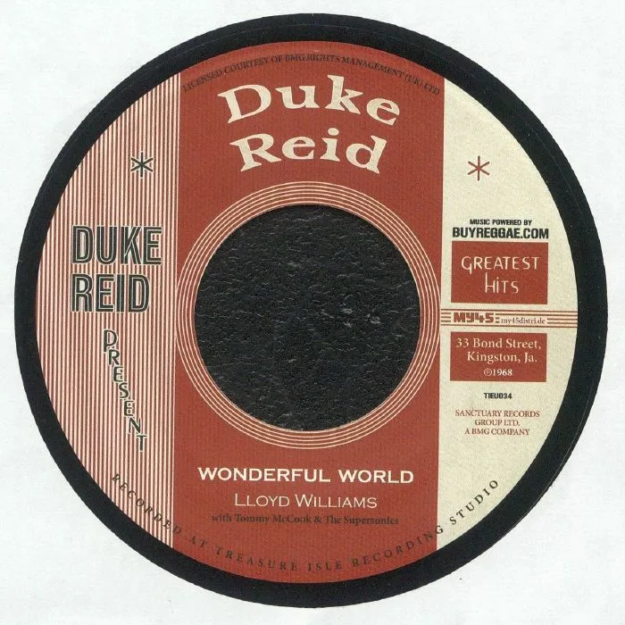 Lloyd WILLIAMS / TOMMY McCOOK — Wonderful World