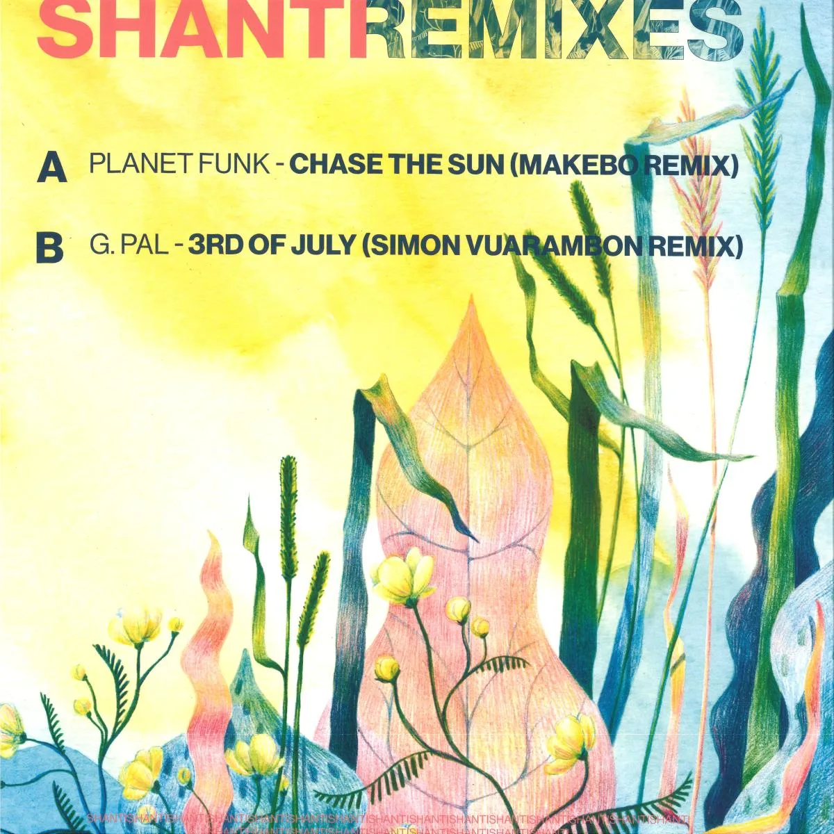Back cover — Planet Funk & G.Pal — Shanti Remixes