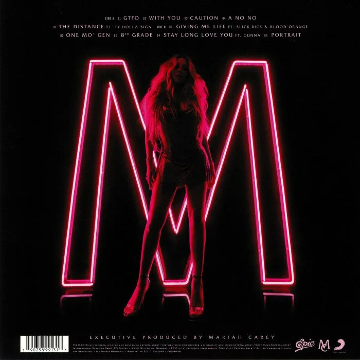 Обратная сторона обложки — Mariah CAREY — Caution