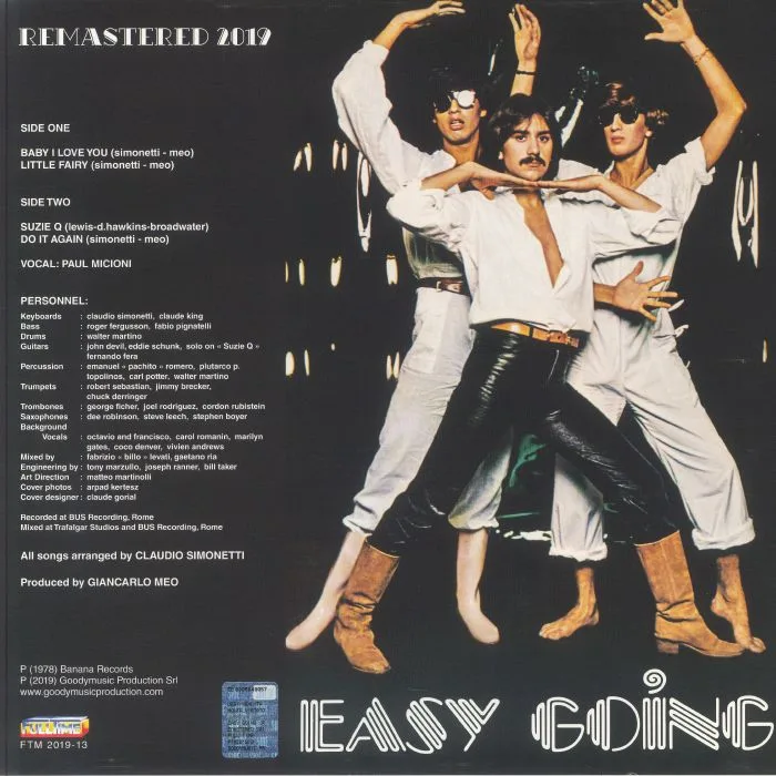 Обратная сторона обложки — EASY GOING — Easy Going (remastered)