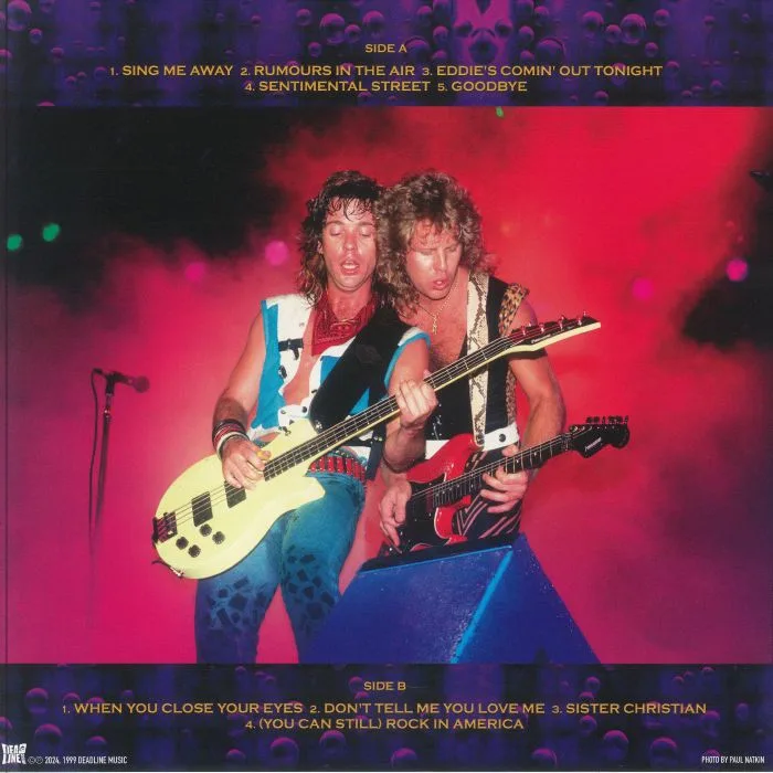 Back cover — NIGHT RANGER — Rock In Japan: Greatest Hits Live