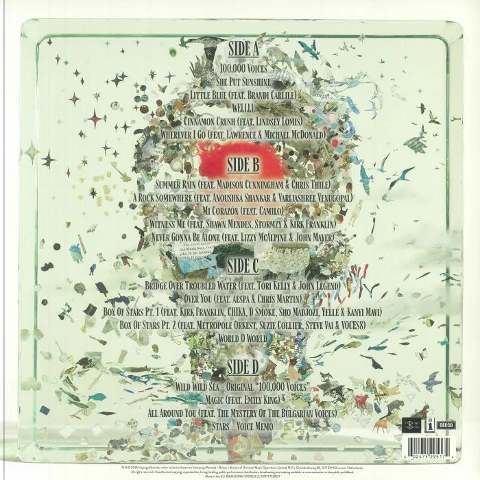 Back cover — Jacob COLLIER — Djesse Vol 4 (Deluxe Edition)