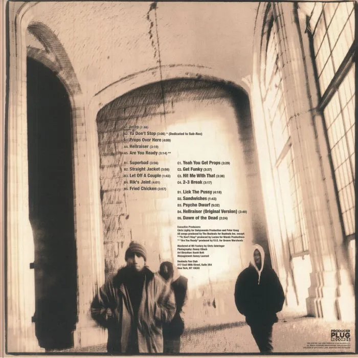 Back cover — The BEATNUTS — The Beatnuts: Street Level (Deluxe Edition)