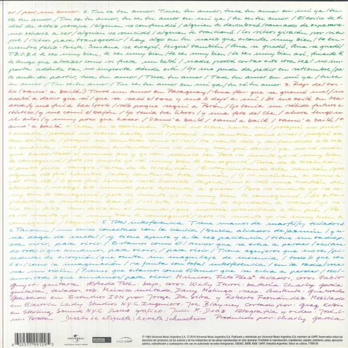 Back cover — Charly GARCIA — Piano Bar (remastered)
