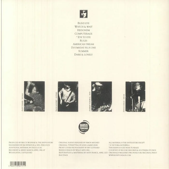 Обратная сторона обложки — INSTIGATORS — Phoenix (reissue)