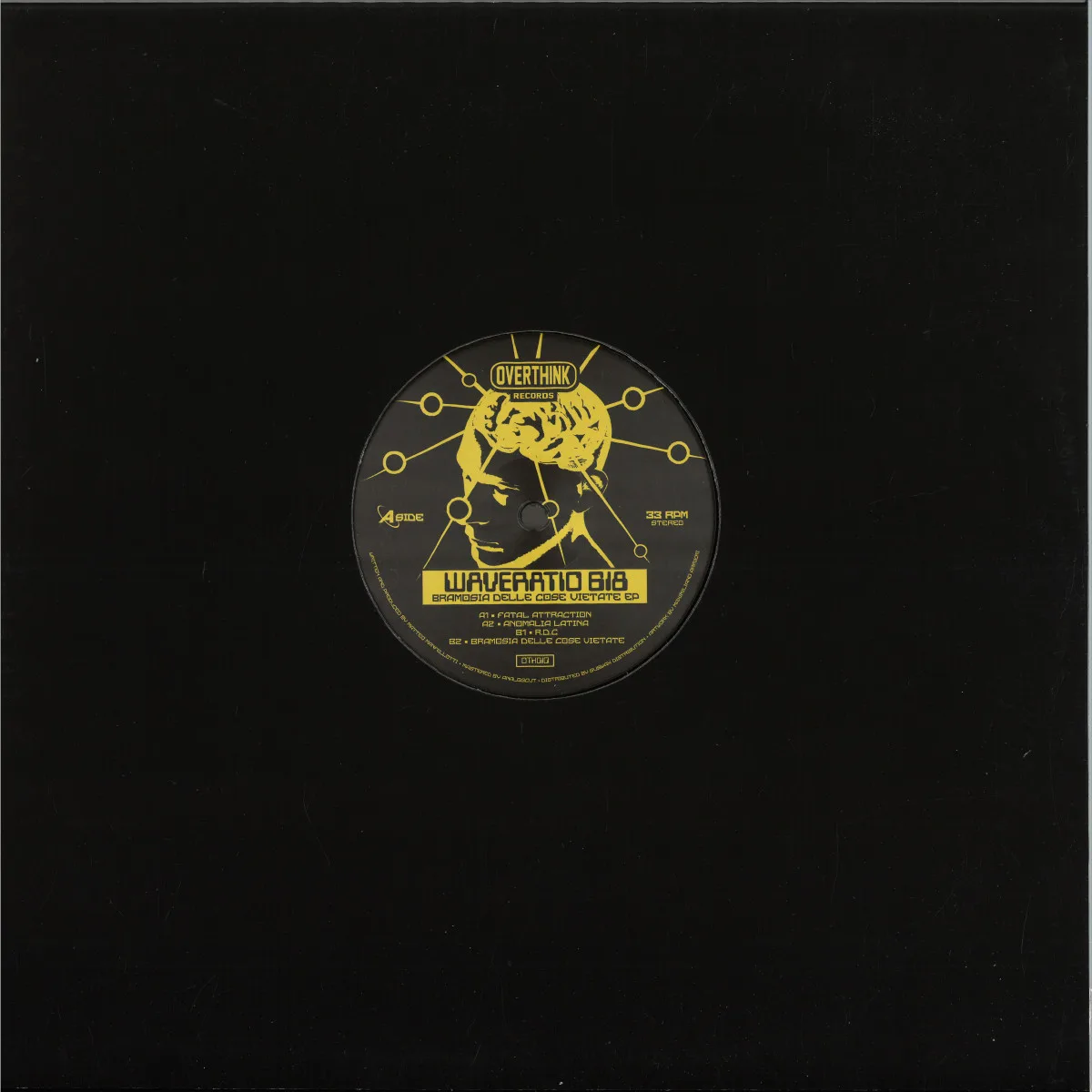 Back cover — Waveratio 618 — Bramosia Delle Cose Vietate EP