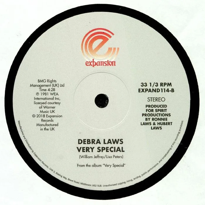 Back cover — Debra LAWS — On My Own