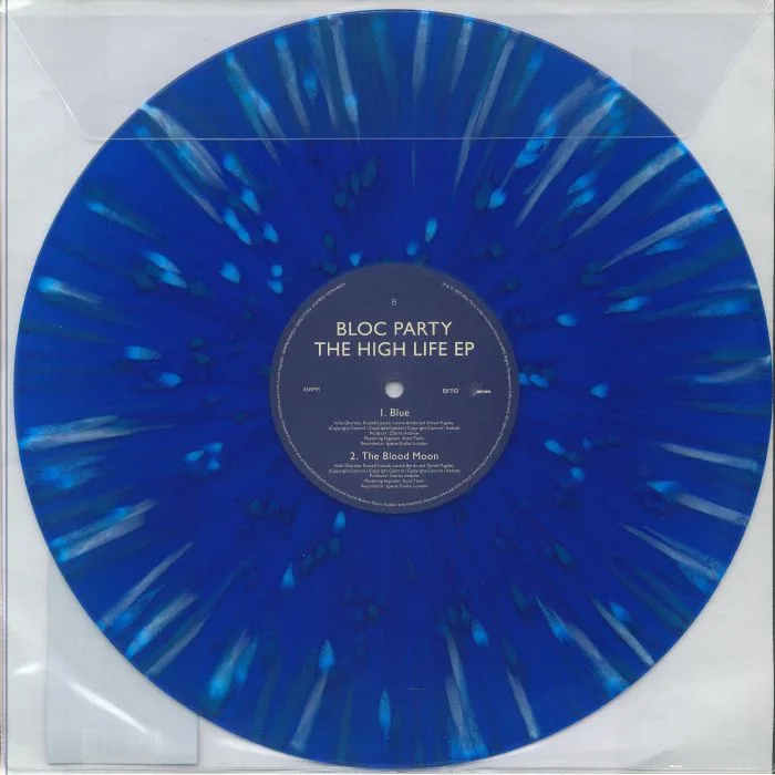 Обратная сторона обложки — BLOC PARTY — The High Life EP (Record Store Day RSD 2024)