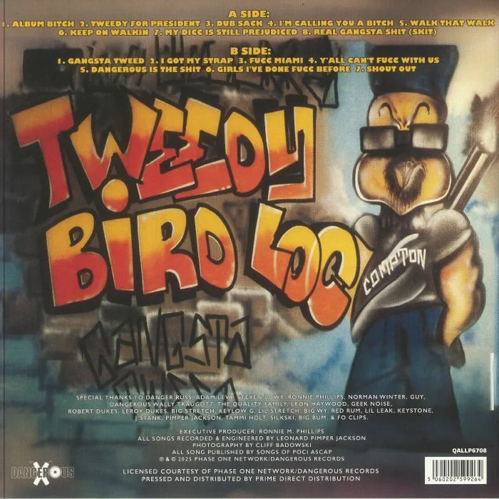 Back cover — TWEEDY BIRD LOC — No Holds Barred (Record Store Day RSD 2025)