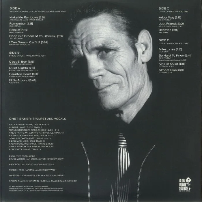 Обратная сторона обложки — Chet BAKER — Swimming By Moonlight (Deluxe Edition)