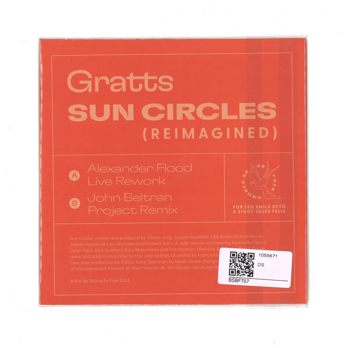 Обратная сторона обложки — Gratts — Sun Circles (Reimagined)