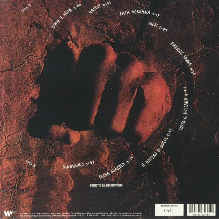 Back cover — LITFIBA — Terremoto (30th Anniversary Edition) (Record Store Day RSD Black Friday 2023)