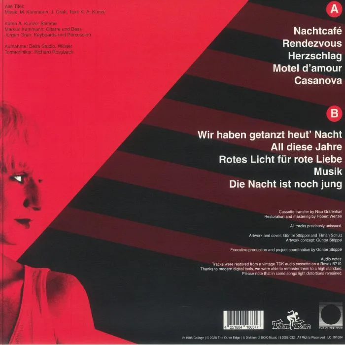 Back cover — COLLAGE — Motel D'amour