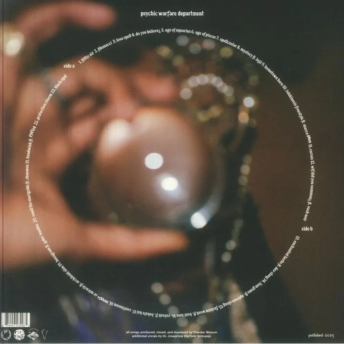 Back cover — Chester WATSON — Psychic Warfare Department