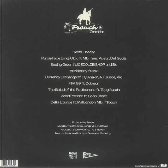Back cover — SAVOIE — The French Connection