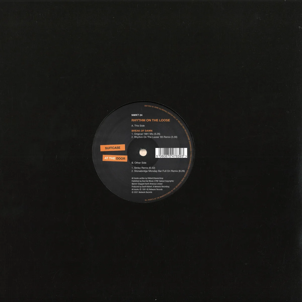 Back cover — Rhythm On The Loose — Break Of Dawn